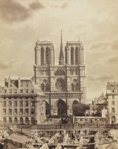 Notre Dame de Paris, início dos anos 1860.