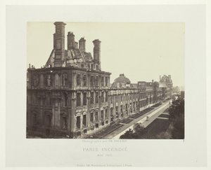 Fogo de Paris (Palácio das Tulherias, Pavilhão Marsan)