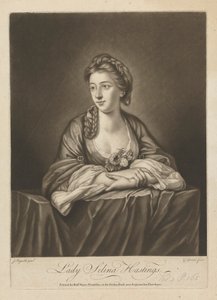 Lady Selina Hastings (née Shirley), Condessa de Huntington de Charles Spooner