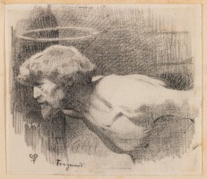 Decapitação de São João Batista, c.1881 (carvão sobre papel)
