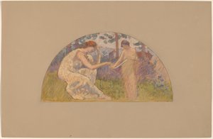 Estudo para uma Luneta de Charles Sprague Pearce