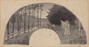 Estudo para um arco de Charles Sprague Pearce