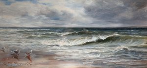 Ondas do mar, 1880.
