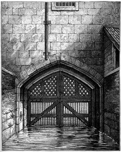 Traidores Gate, Torre de Londres, 1801, 1893.