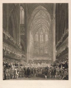 Coronação do Rei Jorge IV na Abadia de Westminster