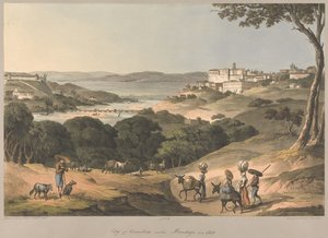 N.º 3  A cidade de Coimbra, junto ao Mondego, em 1810