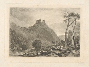 Castelo de Okehampton, no Okement do Rio