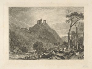 Castelo de Okehampton, sobre o rio Okehampton