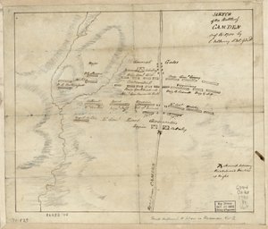 Batalha de Camden, Augt. 16 de Charles Vallancey