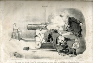 Ilustração de Charles Vernier (? -1887) em Le Charivari de Charles Vernier