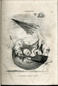 Ilustração de Charles Vernier (? -1887) em Le Charivari de Charles Vernier