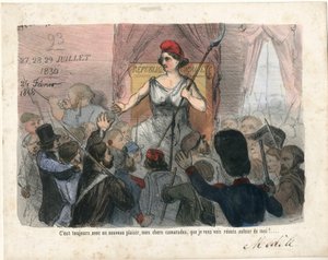 Le Charivari, Satirical in B & W de Charles Vernier