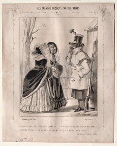 Os franceses esboçaram sozinhos: Visconde, você é tão feio! de Charles Vernier
