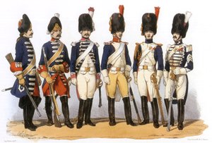 Uniformes do exército francês: Granadeiros a cavalo