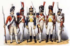 Uniformes do exército francês: Tropas estrangeiras ao serviço de França