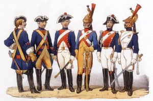 Uniformes do exército francês: Forças especiais da cidade de Paris de Charles Vernier