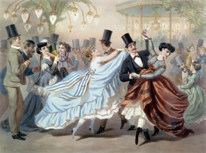 Valsa no Bal Mabille, Avenue Montaigne, Paris