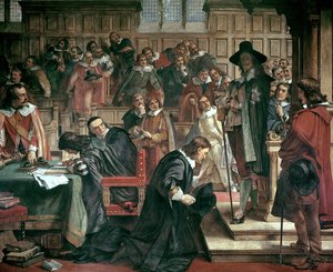 Tentativa de prisão de 5 membros da Câmara dos Comuns por Charles I, 1642, 1856-66
