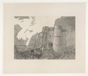 Castelo de Carisbrook, Ilha de Wight de Charles Westwood
