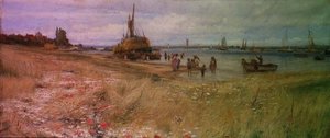 Cena Costeira de Charles William Wyllie
