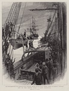 Para o Pólo Norte, um último adeus de Charles William Wyllie