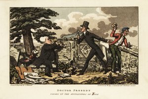 Turistas ingleses desfigurando uma antiga tumba com martelo e cinzel na ilha de Iona, Hébridas Interior, Escócia de Charles Williams