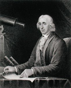 Retrato de David Rittenhouse (1732-96), gravada por James Barton Longacre (1794-1869) (gravura) de Charles Willson (after) Peale