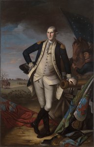 George Washington na Batalha de Princeton de Charles Willson Peale