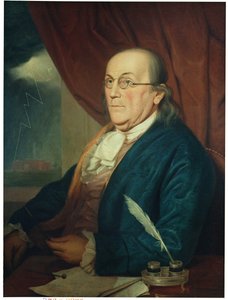 Retrato de Benjamin Franklin (1706-90) 1789