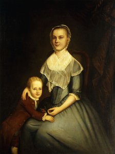 Retrato da Sra. Arbuckle e Filho, de Charles Willson Peale