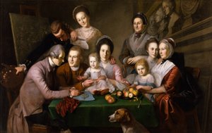 A Família Peale, c.1771-73 (óleo sobre tela)