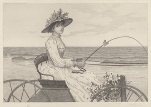Sem título (Mulher em uma carruagem) de Charles X. Harris