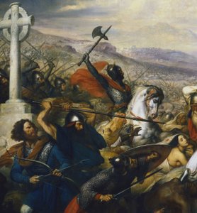 Charles Martel na Batalha de Passeios (Detalhe) de Charles de Steuben