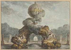 Projeto de decoração de fonte com Charlière, 1783.