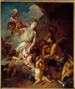 Vénus pede a Vulcano armas para Enee Painting de Charles de La Fosse (1636-1716) 1700 Sun. 1,79x1,52m Nantes, Musee des Beaux Arts