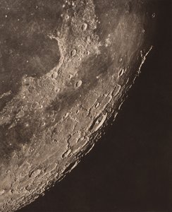 Mapa fotográfico da lua, 1904.