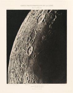 Carte photographique de la lune, planche I (Carta fotográfica da Lua, placa I),23 de fevereiro