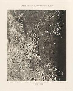 Carta fotográfica da Lua, placa VIII, 15 de março de Charles le Morvan
