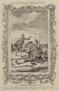 A morte do General Wolfe no Cerco do Québec de Charles the Elder Grignion