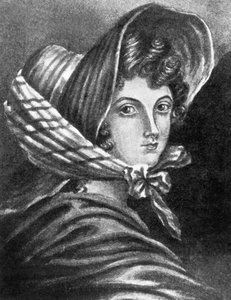 Emily Bronte (gravura) de Charlotte (after) Bronte