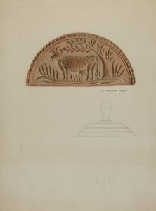 Pa. Molde de Manteiga Alemã