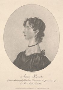 Anne Brontë, gravada por Walker & Boutall, c.1836-49 (gravura)