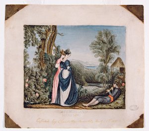Bessy Bell & Mary Gray, 1830 (wc no papel)