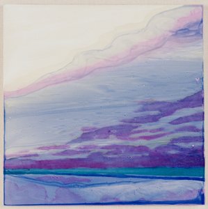 Caimão, 2000 (óleo no gesso) de Charlotte Johnstone