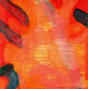 Peixe-palhaço II, 1997 (óleo e esmalte na placa gesso)