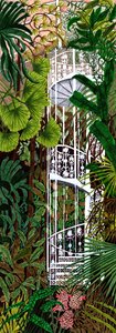 Kew Gardens, 2019 (canetas) de Charlotte Orr