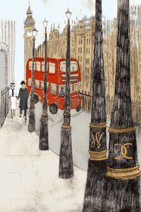 Westminster Love, 2014 (gravura em ponto seco e digital) de Charlotte Orr