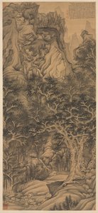 A Montanha das Cinco Cataratas de Chen Hongshou
