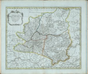 Mapa Geral da Província de Vyatka, 1791.