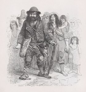 Os ciganos de The Complete Works of Béranger, 1836. de Cherrier